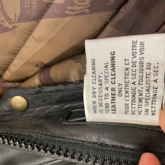 Leather Motorcycle Jacket - Picture 10 of 14